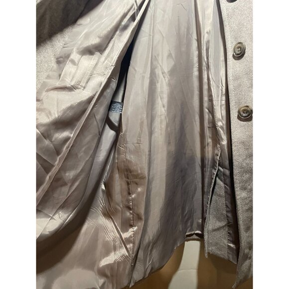 London Fog Womens Wool Blend Gray Coat 1X classic warn - Picture 4 of 7